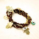 Hamsa & Peace Bracelet